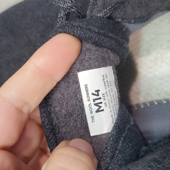 Allbirds Mens The Wool Runners Sneakers shoes sz 14 - Picture 10 of 12